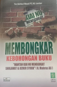 MEMBONGKAR KEBOHONGAN BUKU