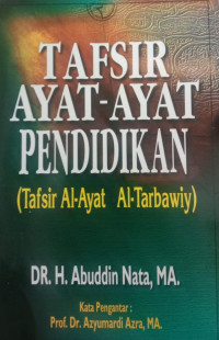 Tafsir Ayat-Ayat Pendidikan