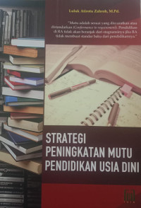 Strategi Peningkatan Mutu Pendidikan Usia Dini