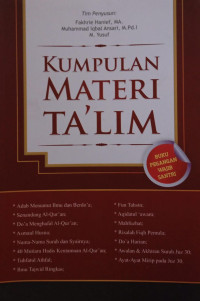 Kumpulan Materi Ta'lim