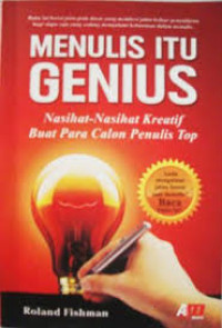 MENULIS ITU GENIUS